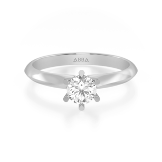Foto 1 | Anillo de Compromiso Oro 10k Clásico Abba Joyas Talla 7