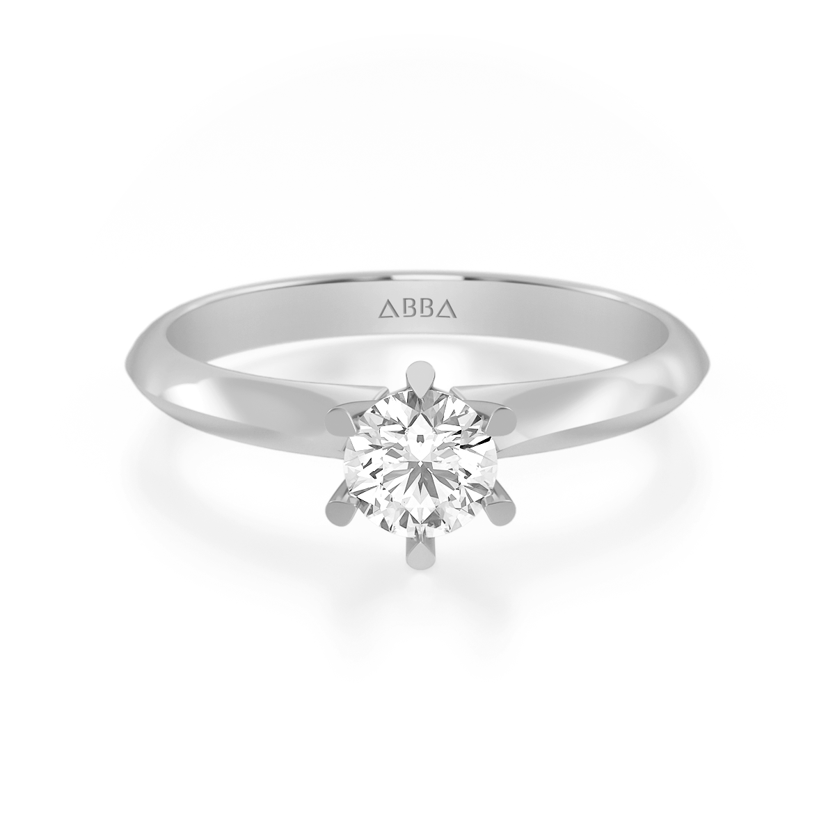Foto 2 pulgar | Anillo de Compromiso Oro 10k Clásico Abba Joyas Talla 5