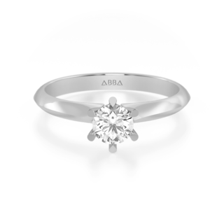 Foto 1 | Anillo de Compromiso Oro 10k Clásico Abba Joyas Talla 5