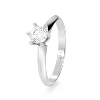 Foto 3 | Anillo de Compromiso Oro 10k Clásico Abba Joyas Talla 5