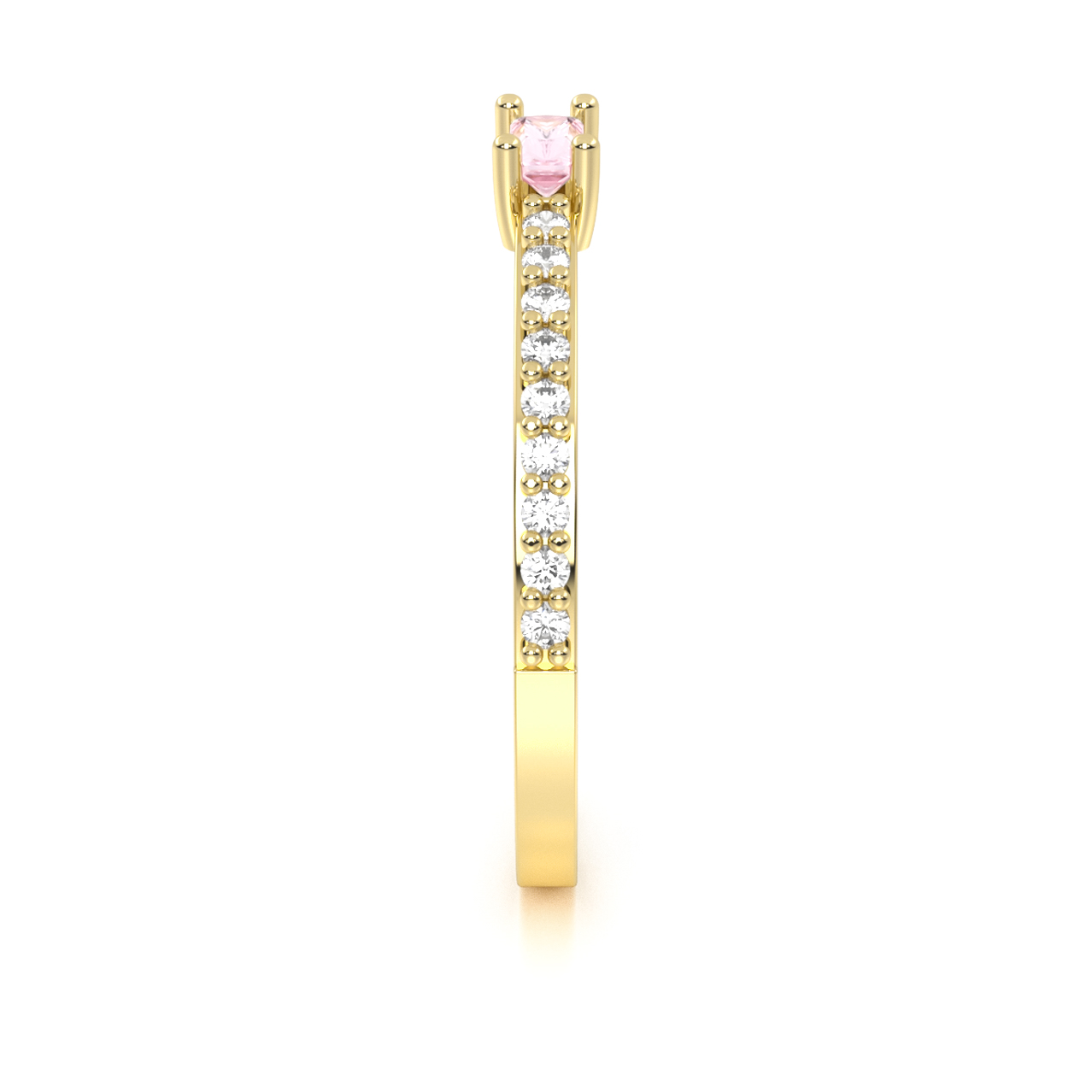 Foto 4 pulgar | Anillo De Promesa Ariel 10k Oro Talla 4
