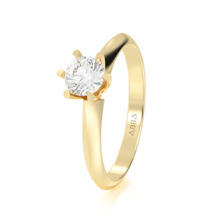 Foto 2 | Anillo de Compromiso Oro 10k Clásico Abba Joyas Talla 4