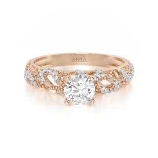 Foto 1 | Anillo De Compromiso Oro 10k Vintage Thin Abba Joyas Talla 4.5