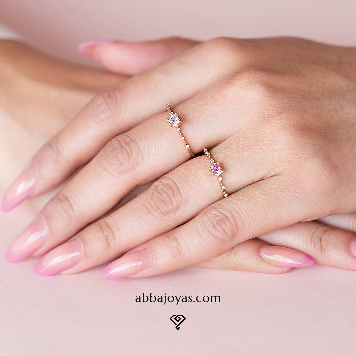 Foto 5 pulgar | Anillo De Promesa Dalia 10k Oro Talla 4.5
