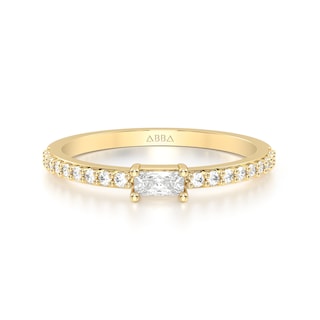 Foto 1 | Anillo De Promesa Ariel 10k Oro Talla 8