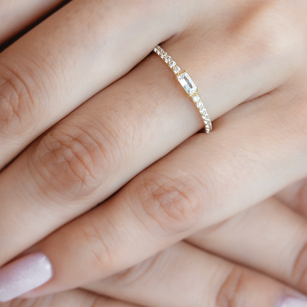 Foto 4 | Anillo De Promesa Ariel 10k Oro Talla 8