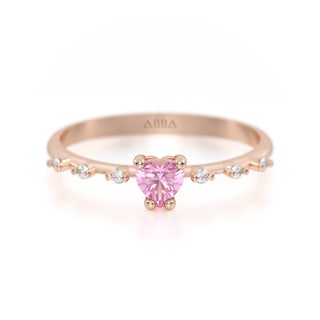 Foto 1 | Anillo De Promesa Dalia 10k Oro Talla 8.5