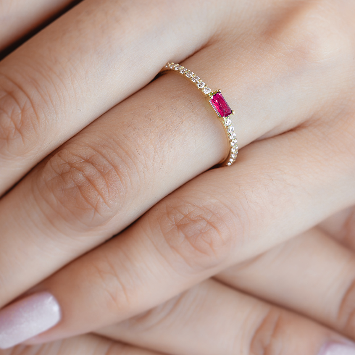 Foto 4 | Anillo De Promesa Ariel 10k Oro Talla 8.5