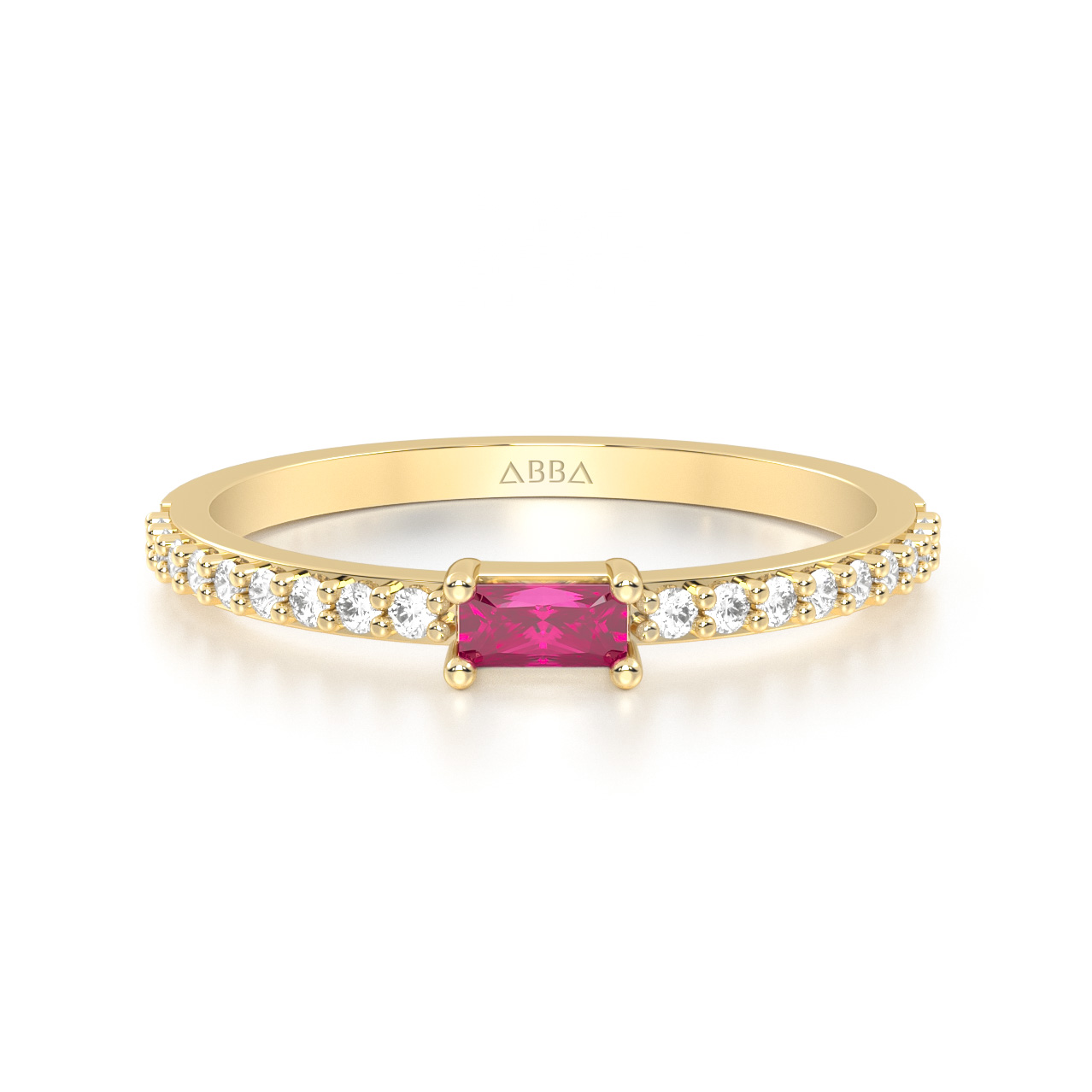 Foto 1 | Anillo De Promesa Ariel 10k Oro Talla 7.5