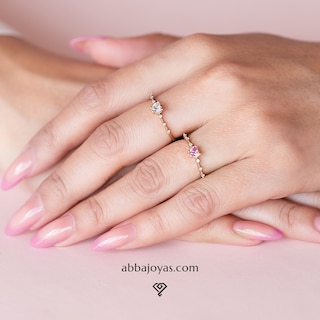 Foto 4 | Anillo De Promesa Dalia 10k Oro Talla 4