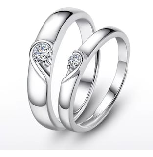 Foto 2 | Anillos de Compromiso de Plata 925 para Parejas- Venta Internacional