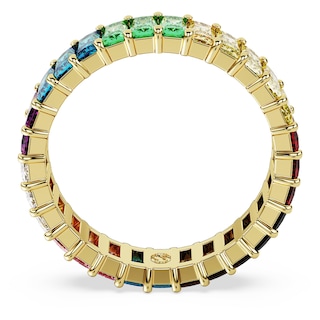 Foto 4 | Anillo Swarovski Matrix Band Con Piedras Tipo Baguette Multicolores - Venta Internacional.