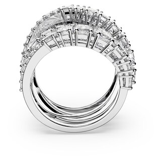 Foto 4 | Anillo Swarovski Hyperbola Con Cortes Mixtos En Cristal Transparente - Venta Internacional.