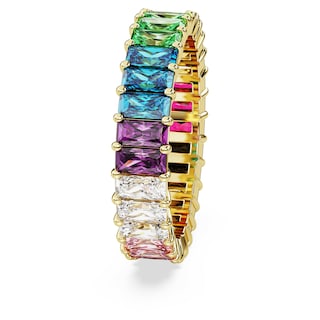 Foto 3 | Anillo Swarovski Matrix Band Con Piedras Tipo Baguette Multicolores - Venta Internacional.