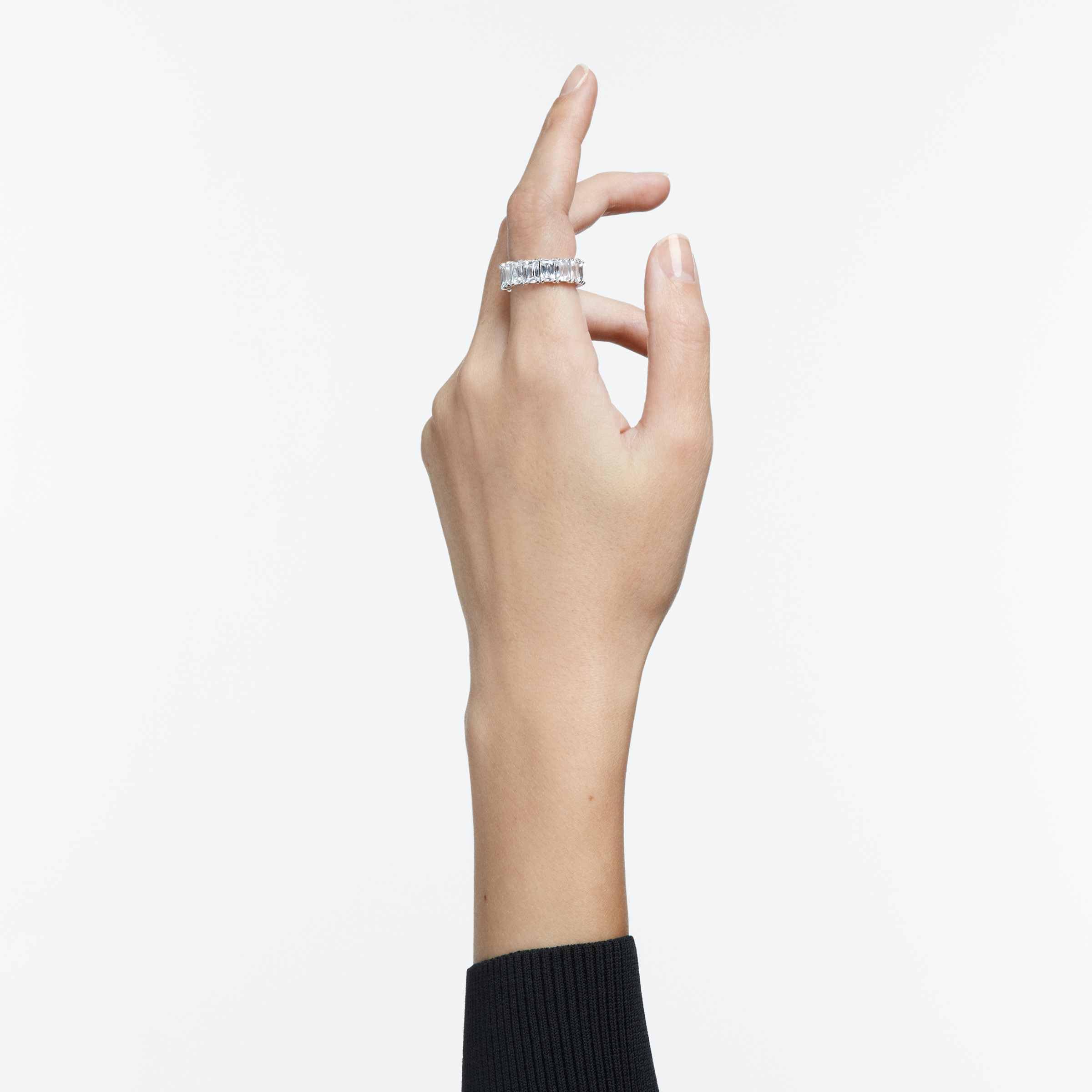 Foto 5 | Anillo Swarovski Matrix Vittore De Corte Rectangular Talla 6 - Venta Internacional.