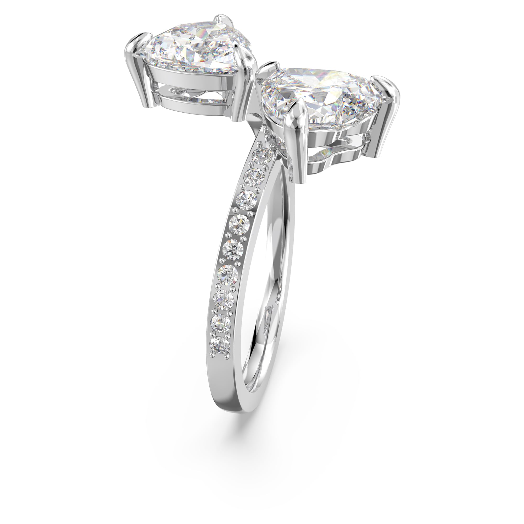 Foto 4 pulgar | Anillo Swarovski Mesmera Para Mujer En Rodio Abierto Con Cristales 8 - Venta Internacional.