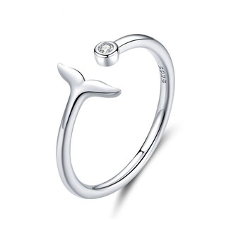 Foto 1 | Anillo Chulada, Cola De Sirena De Plata .925 Con Chapa De Platino