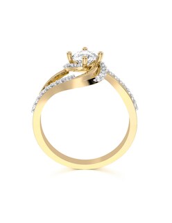 Foto 3 | Anillo De Compromiso Oro 10k Lana Abba Joyas Talla 5