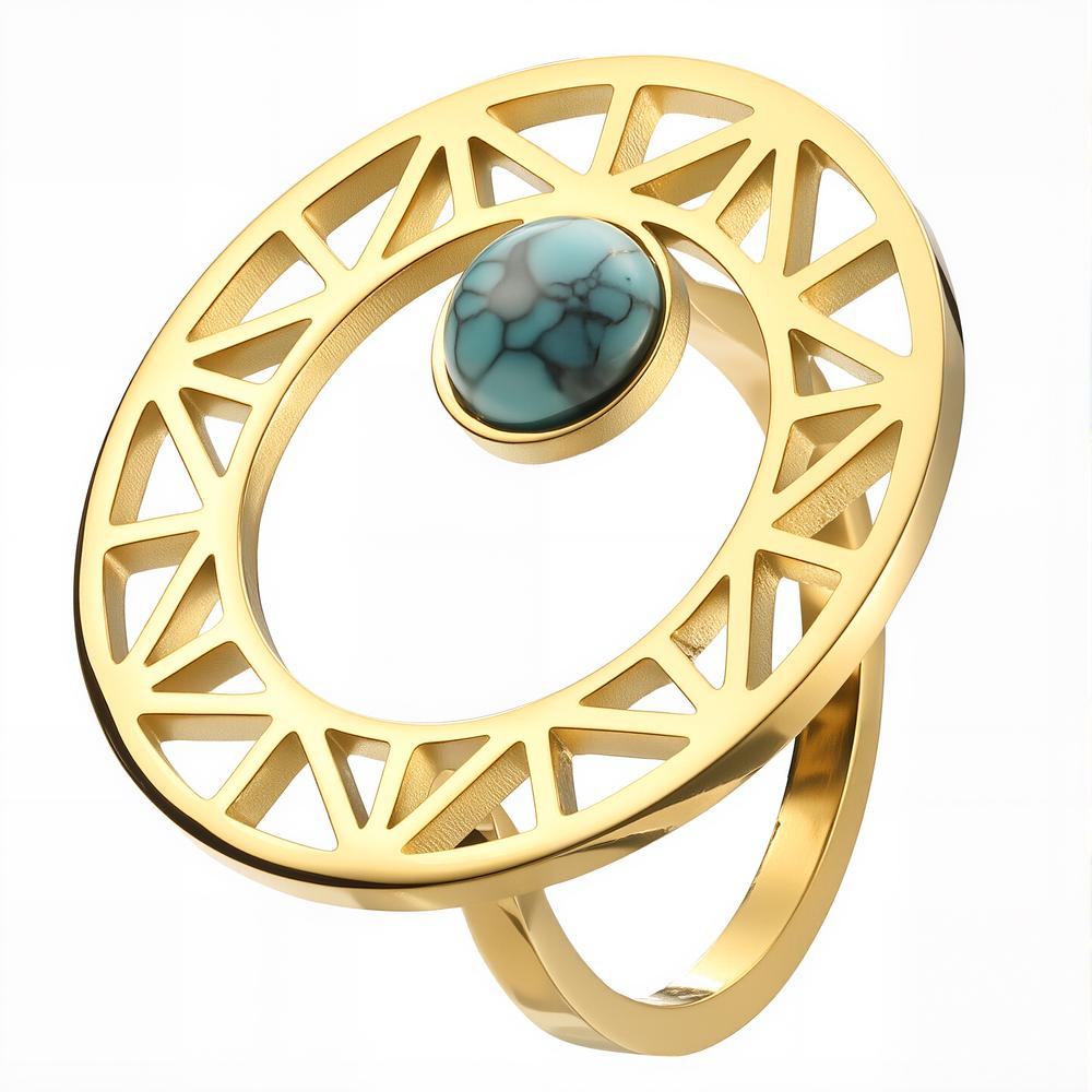 Foto 2 pulgar | Anillo Enso IC para Mujer EIC252488G Dorado