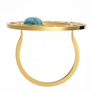 Foto 3 | Anillo Enso IC para Mujer EIC252488G Dorado