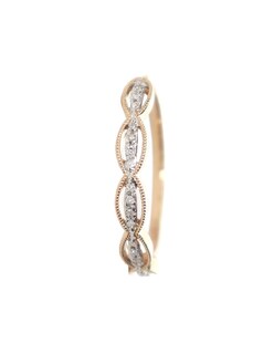 Foto 2 | Churumbela Lucie de Diamantes de Oro Amarillo de 14k Talla 6.5