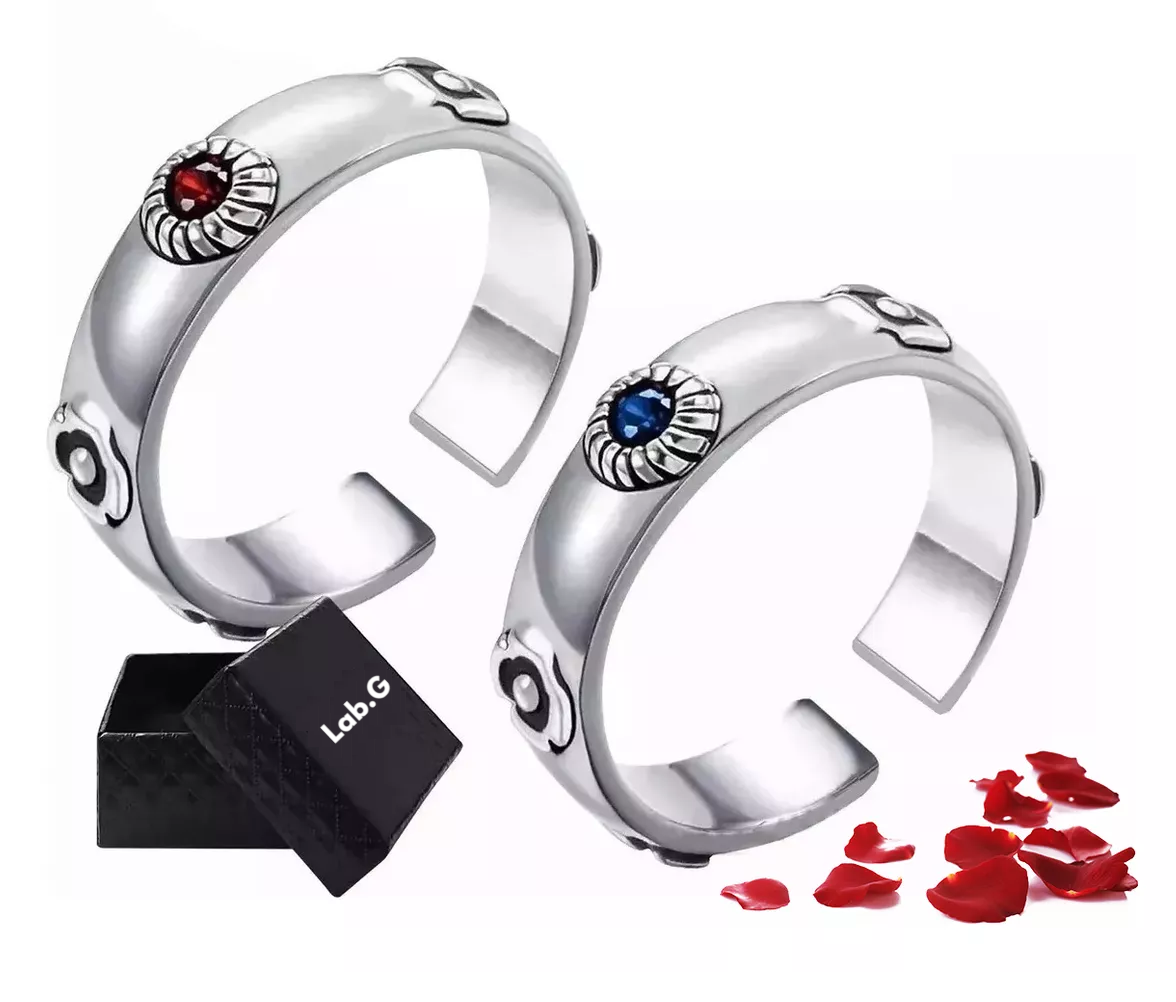 Foto 3 pulgar | Anillos Ajustables Anime 2 Piezas