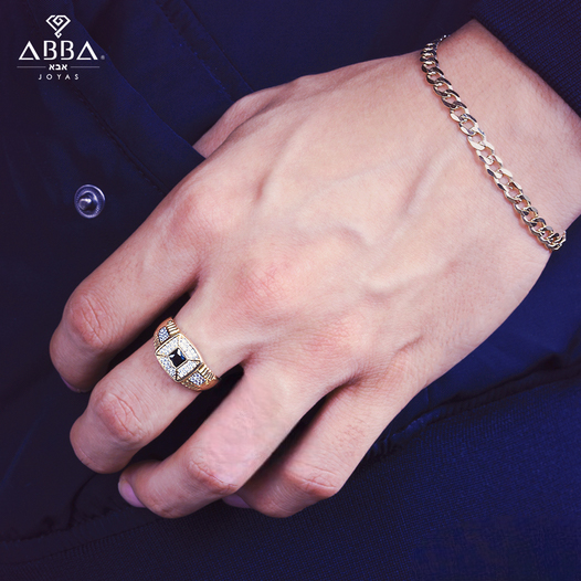Foto 3 | Anillo de Oro 10k Abba Joyas Talla 11.5