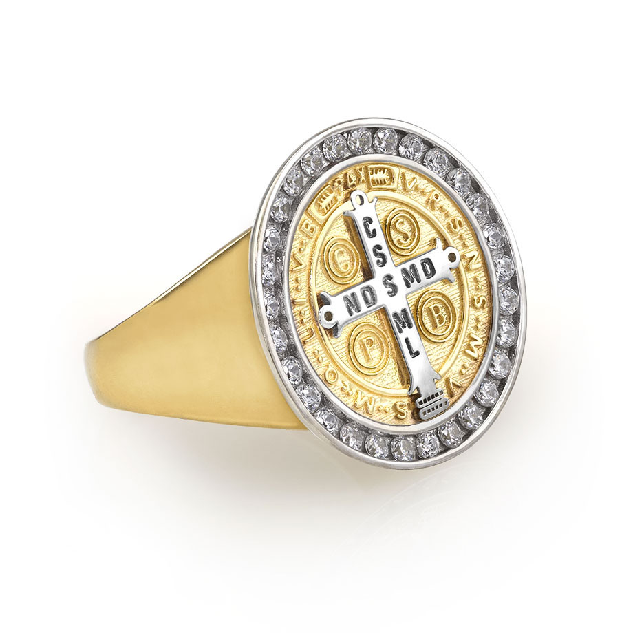 Foto 2 pulgar | Anillo de Oro 10k Abba Joyas Talla 9