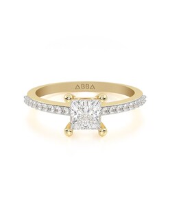 Foto 1 | Anillo de Compromiso Abba Joyas 10k Oro Talla 7