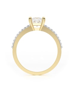 Foto 3 | Anillo de Compromiso Abba Joyas 10k Oro Talla 7
