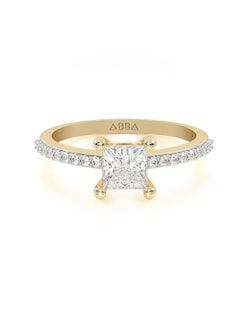 Foto 1 | Anillo de Compromiso Abba Joyas 10k Oro Talla 5