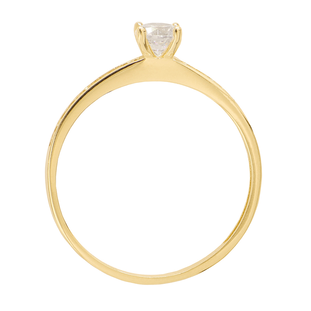Foto 4 pulgar | Anillo Zekie 7083 Oro 10 k