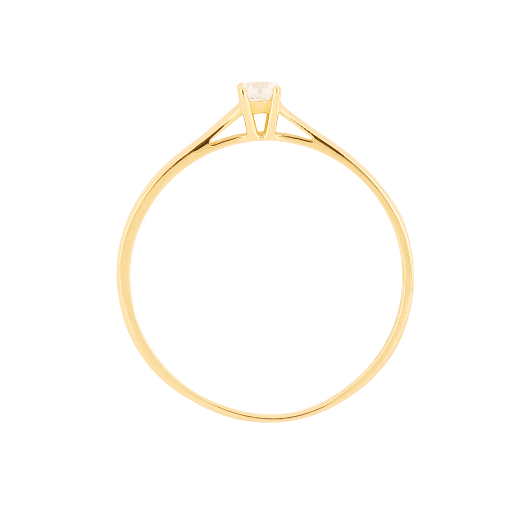 Foto 4 pulgar | Anillo Zekie 7096 Oro 14k