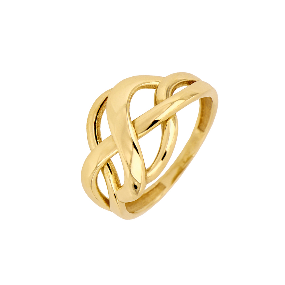 Foto 2 pulgar | Anillo Zekie 7148 Oro 10k Amarillo Nudo