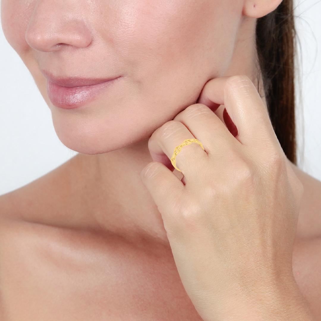 Foto 5 pulgar | Anillo de Oro 14k  Zekie