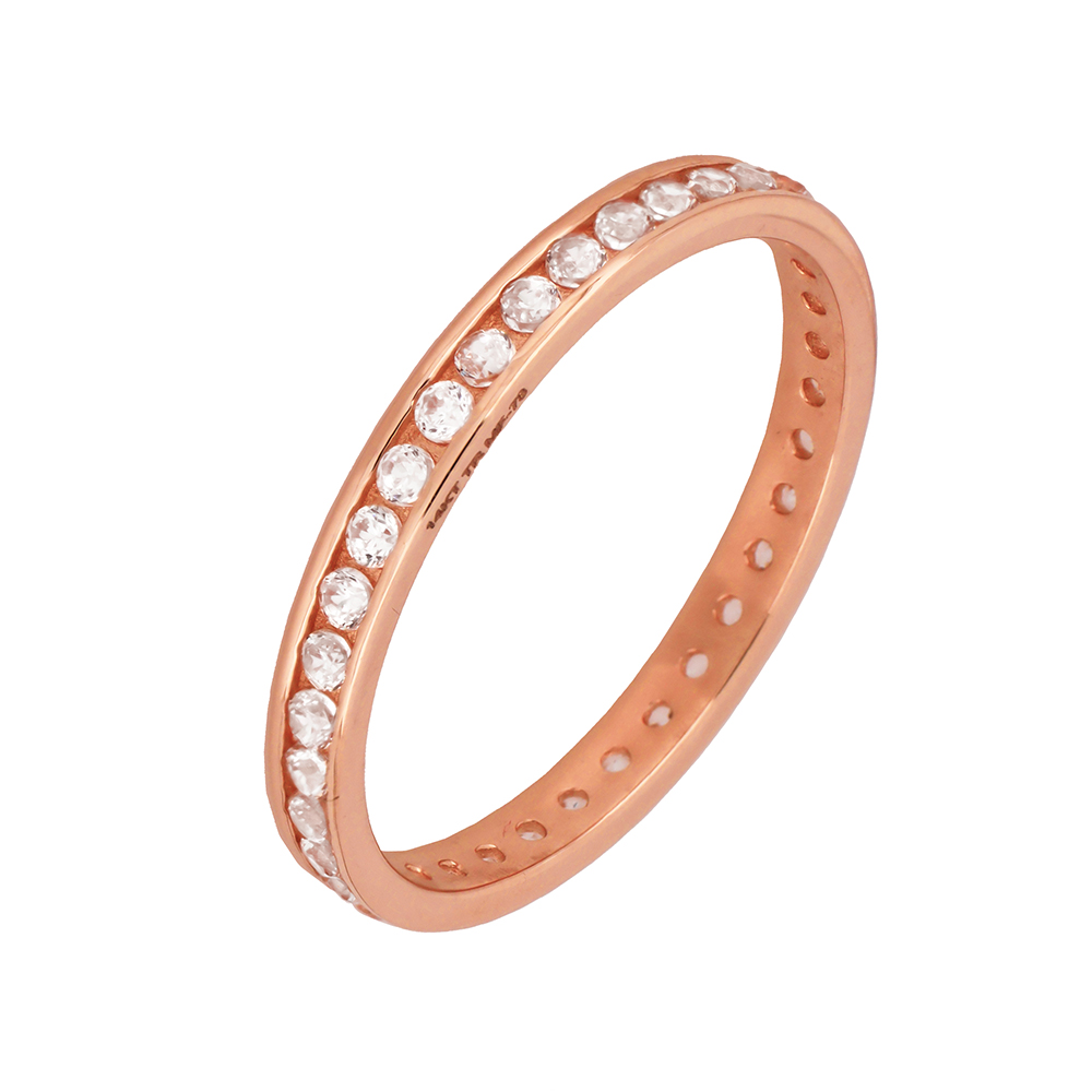 Foto 1 | Anillo de Oro Zekie 7186 14k Rosa