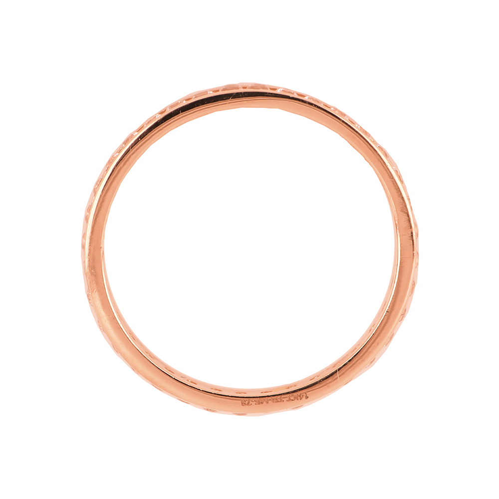 Foto 4 pulgar | Anillo de Oro Zekie 7186 14k Rosa
