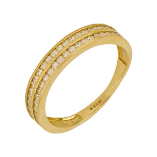 Foto 1 | Anillo de Oro Zekie 7188 14k Amarillo con Zirconias