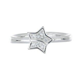 Foto 2 | Anillo Zekie 3041 Plata 0.925 Estrella Con Zirconia
