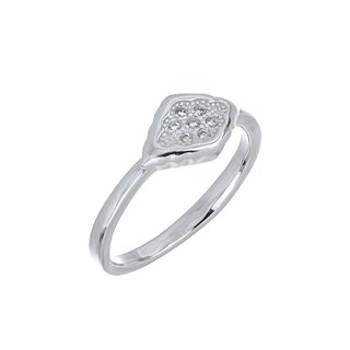 Foto 1 | Anillo Zekie 3042 Plata 0.925 Rombos Con Zirconia