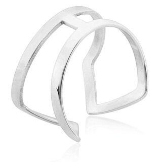 Foto 2 | Anillo West Coast Jewelry Elya, Brazalete De Acero Inoxidable Pulido - Venta Internacional.