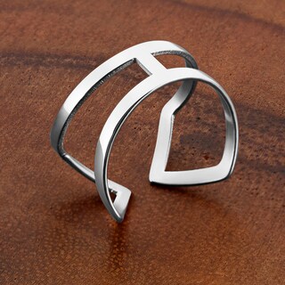 Foto 4 | Anillo West Coast Jewelry Elya, Brazalete De Acero Inoxidable Pulido - Venta Internacional.