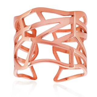 Foto 1 | Anillo West Coast Jewelry Elya Geométrico De Acero Inoxidable - Venta Internacional.