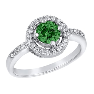 Foto 1 | Anillo West Coast Jewelry De Plata De Ley Con Esmeralda Circonita Cúbica - Venta Internacional.
