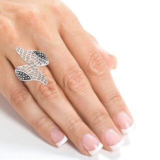 Foto 3 | Anillo West Coast Jewelry Elya Leaf Wrap De Acero Inoxidable - Venta Internacional.