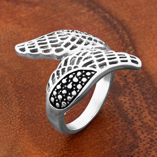 Foto 5 | Anillo West Coast Jewelry Elya Leaf Wrap De Acero Inoxidable - Venta Internacional.