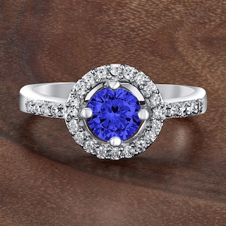 Foto 5 | Anillo De Plata De Ley Con Circonita Cúbica Azul Montana De West Coast Jewelry - Venta Internacional.