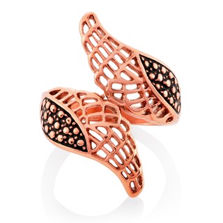 Foto 1 | Anillo West Coast Jewelry Elya Leaf Wrap De Acero Inoxidable - Venta Internacional.