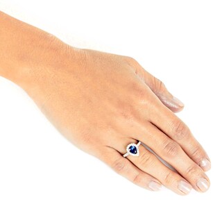 Foto 4 | Anillo De Plata De Ley 925 Con Circonita Cúbica Azul Montana De West Coast Jewelry - Venta Internacional.