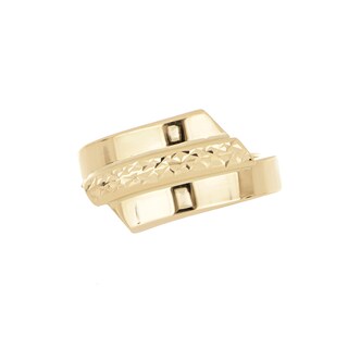 Foto 2 | Anillo Zekie 7106 Oro 14k Amarillo Diamantada No 8